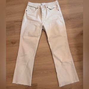 Zara Cream Women Jeans